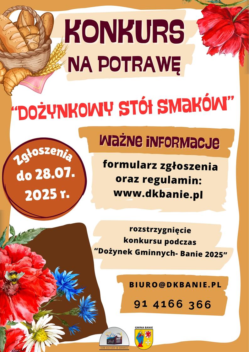 Dożynkowy stół smaków - Konkurs