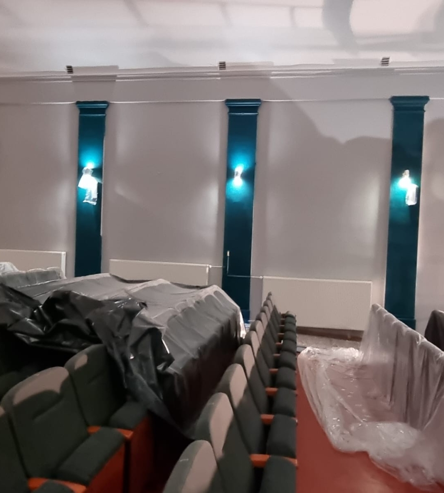Modernizacja sali kinowo koncertowej - w trakcie remontu 3