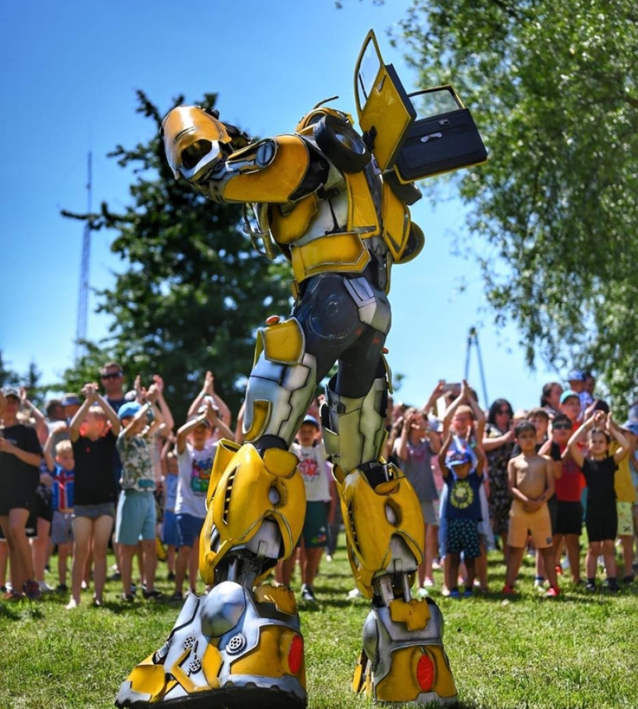 Robot Bumblebee podczas II Festiwalu Baniek