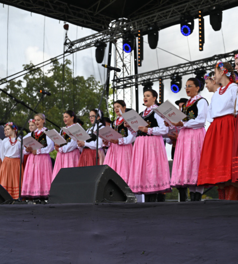 Występ zespołu Pieśni i Tańca Krąg